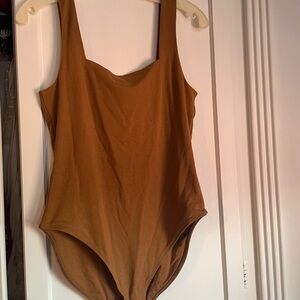 Old Navy Sweetheart Neckline Brown Bodysuit NWOT
